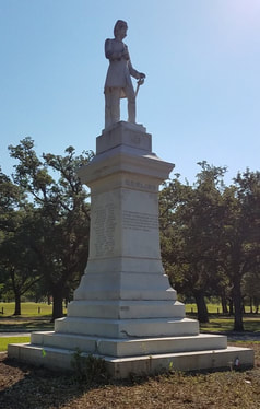 State of Maj. Richard W. Dowling at North MacGregor Way and Cambridge Street in Hermann Park, Houston.
